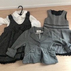 子ども服　フォーマルワンピースセット　2着100センチ