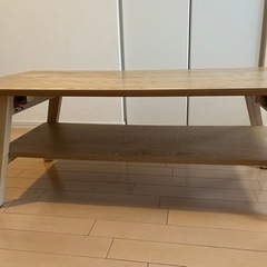 木製折り畳みテーブル×ナチュラル