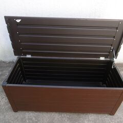 アルミベンチストッカー120 屋外 南京錠取付可能仕様 中古品