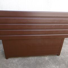 アルミベンチストッカー120 屋外 南京錠取付可能仕様 中古品