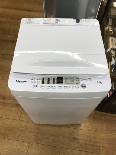 Hisense 電気洗濯機 HW-E5504 2022年製 - 生活家電