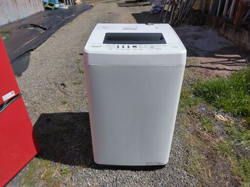 Haisens:自動洗濯機：4,5Lー２０１８年製：ホワイト：良品： | www