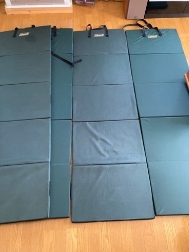 コールマン フォールディングマット 希少極厚タイプ 4枚