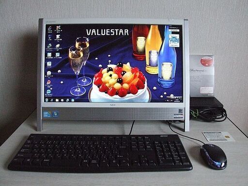 20型ワイド 液晶(1600×900ドット) 　地デジ　Core i5-430M  1TB　NEC VALUESTAR N VN770/W　一体型パソコン　 (a285)
