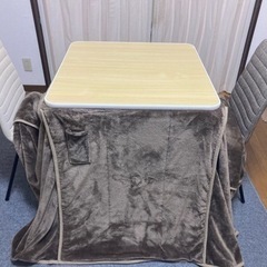 【単品可】70×70ダイニングテーブルセット(椅子・こたつ布団・...