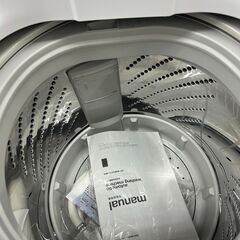4/27 値下げ😍美品😍人気のamadana Hisense 5.5kg洗濯機 2021年製😍ハイセンス AT-WM5511-WH😍7051