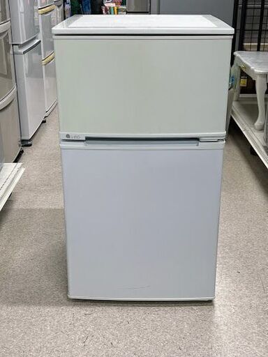 U-ING　2ドア冷凍冷蔵庫　90L　UR-D90G　2017年製