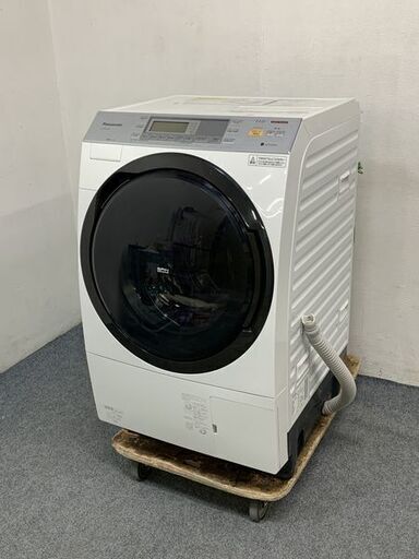 パナソニック/Panasonic ドラム式洗濯乾燥機 NA-VX8700R-W 洗濯11kg 乾燥6kg クリスタルホワイト 2017年製 中古家電 店頭引取歓迎 R7011)