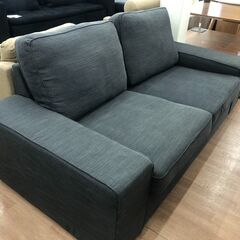 IKEA 3人掛けソファ ツーヴィク 定価64,990円 布製 グレー色 そふぁ?自社