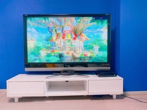 条件付き半額SALE SHARP AQUOS 52型テレビ DVDプレイヤー内蔵