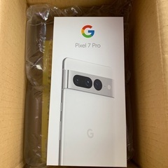 SIMフリー　Google Pixel 7 pro 256GB スノー　新品未使用　おまけつき