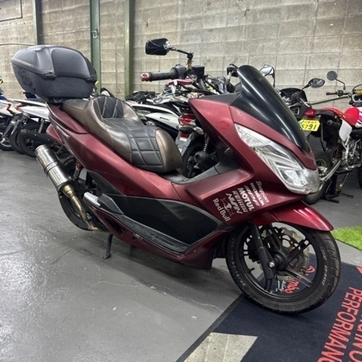 【セール値下中‼️】PCX56カスタム‼️マフラー✨セキュリティ✨バーハンドル✨セル1発✨全国陸送✨