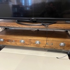 テレビ台　ビンテージ調　ウッド　木　テレビボード