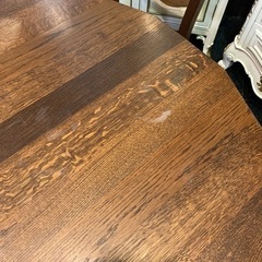 オーク無垢材　ダイニングセット　5点　4人掛け　クラシック　カントリー