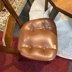 オーク無垢材　ダイニングセット　5点　4人掛け　クラシック　カントリー