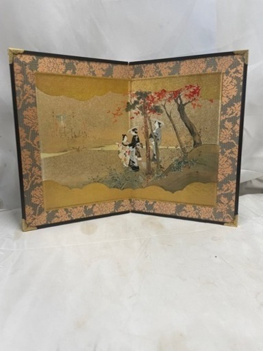 【ミニ屏風‼️】日本の名画屏風 都風流京の四季