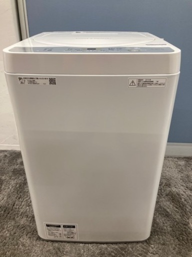 ◼️【現状品】SHARP シャープ 5.5キロ洗濯機 ES-GE5C 2019年製