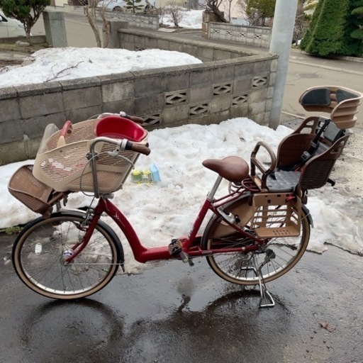 ブリヂストン 自転車 3人乗り ➕2000円で札幌市内持っていきます。