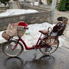 ブリヂストン　自転車　3人乗り　➕2000円で札幌市内持っていきます。