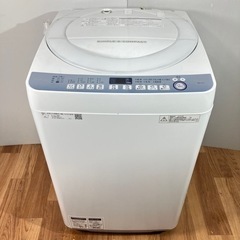 洗濯機 シャープ 7kg 2018年製 プラス4000円〜配送可...