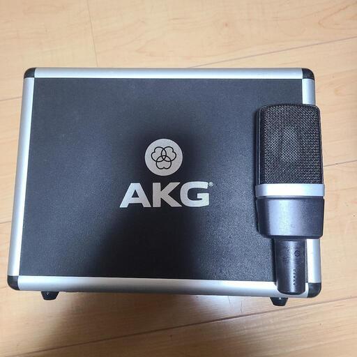 AKG C214 コンデンサーマイク　ジャンク品 c-214マイク ジャンク品】AKG C 214 コンデンサーマイク