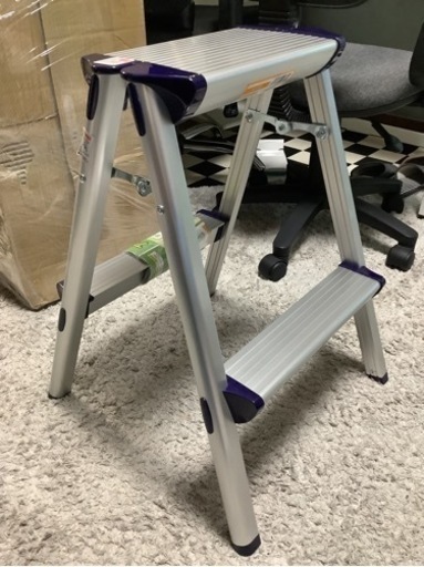 【リサイクルサービス八光】新品　2段踏み台　脚立　100kgまで対応