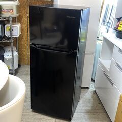 2022年製☆Hisense/ハイセンス 2ドア 冷蔵庫 120L(冷凍29L/冷蔵91L) 黒 HR-