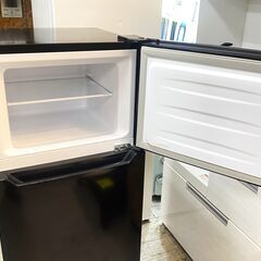 2022年製☆Hisense/ハイセンス 2ドア 冷蔵庫 120L(冷凍29L/冷蔵91L) 黒