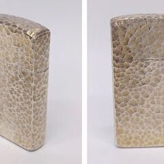 未使用 ZIPPO スターリングシルバー 純銀 スリム ジッポーライター ケース付 ＃1500-S5☆ 札幌市 豊平区 平岸