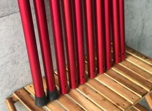 SNOW PEAK レッドポール 280cm×2 専用袋付き