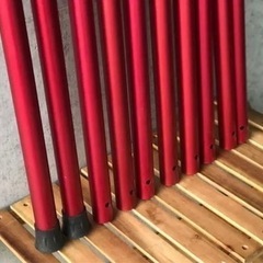 SNOW PEAK レッドポール 280cm×2 専用袋付き