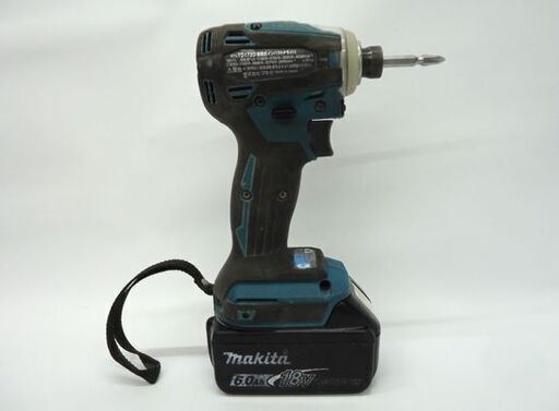 makita TD172D インパクトドライバ ブルー バッテリー付き BL1860（非