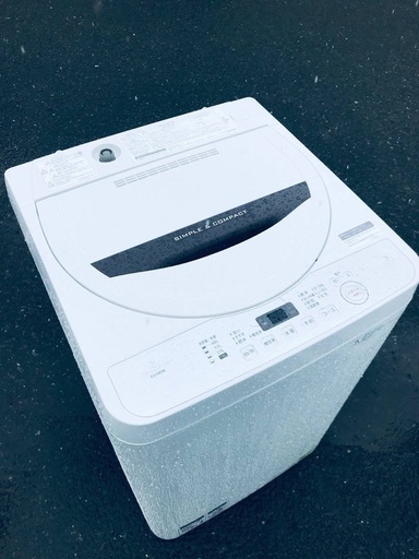 ♦️EJ934番SHARP全自動電気洗濯機 【2018年製】