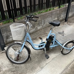 【値下しました】　ミムゴ　電動アシスト三輪自転車
