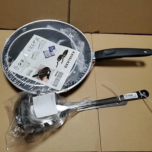 【未使用品】IKEA フライパン お玉 セット