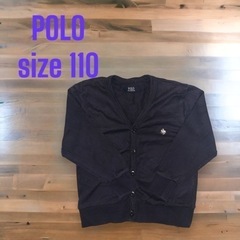 【ネット決済・配送可】子供服 POLO カーディガン size110