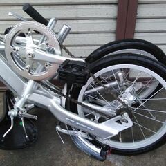 折り畳みミニベロ サカモトテクノCARIBOU 16インチ アルミ シルバー 配送無料 折り畳みミニベロ サカモトテクノCARIBOU 16インチ アルミ シルバー