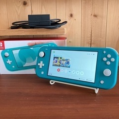 Nintendoスイッチライト　ターコイズ　スティック新品　動作...