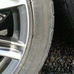 [最終値下げ]トヨタ純正。ビッツ、アクア、ヤリス、グロスホイール16インチ。とタイヤ4本。25000→20000円