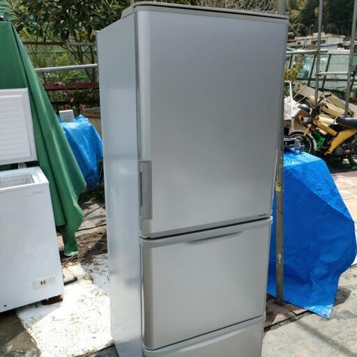 冷凍 冷蔵庫 350L・どっちもドア 3ドア 冷蔵庫 SJ-W351 2017年製