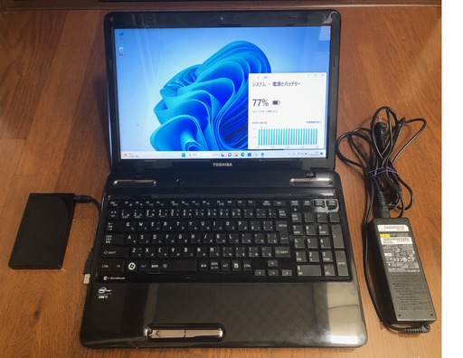 東芝製 Corei7＋SSD＋8GB＋大画面ノートパソコン＆Win11+Office2021