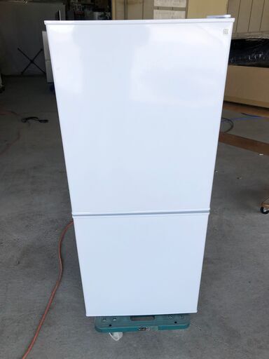 2021年製 NITORI 106L2ドア冷凍冷蔵庫 右開き シンプルデザイン!耐熱トップテーブル