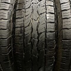 DUNLOP GRANDTREK AT5 265/65R17 17インチ 夏タイヤ 4本 2020年製 ランクルプラド ハイラックスサーフ パジェロ等　(TH776) クレジットカード QRコード決済可能
