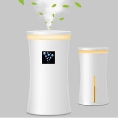 Aoolife 加湿器 卓上 ミニ加湿器 ポータブル インテリジ...