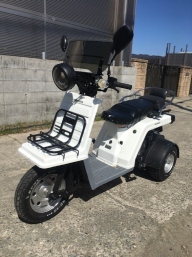 ホンダ　ジャイロX     側車付軽二輪登録　実働ベース車