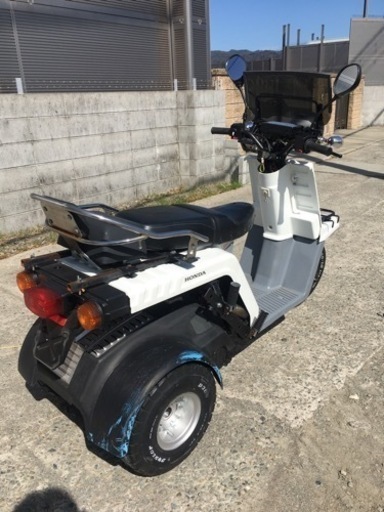 ホンダ　ジャイロX     側車付軽二輪登録　実働ベース車