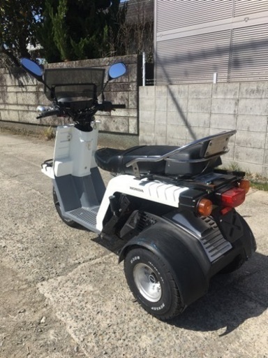 ホンダ　ジャイロX     側車付軽二輪登録　実働ベース車
