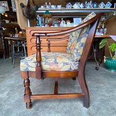 Karimoku カリモク コロニアル アームチェア ヴィンテージ品○E023A204