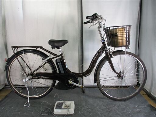 C614★整備済み　中古電動自転車　BS　アシスタ　ブラウン　8.9Ahバッテリー新品★【26インチ】