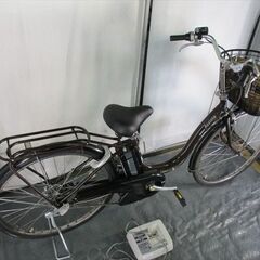C614☆整備済み 中古電動自転車 BS アシスタ ブラウン 8.9Ahバッテリー 